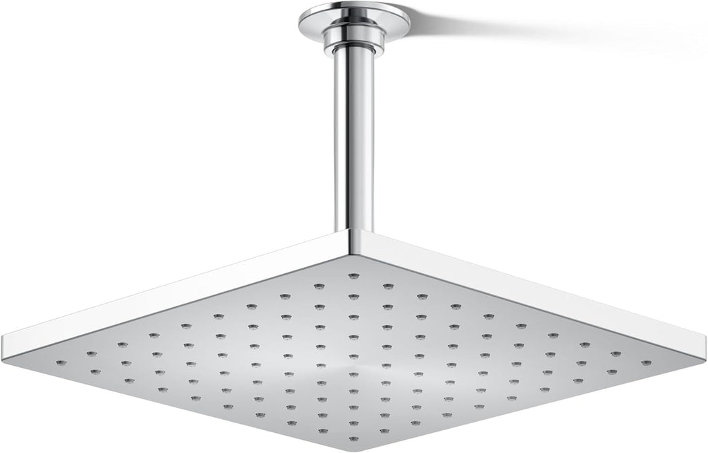 Kohler 26149-CP Honesty® 10' single-function rainhead, 2.5 gpm, Polished Chrome