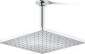Kohler 26149-CP Honesty® 10' single-function rainhead, 2.5 gpm, Polished Chrome