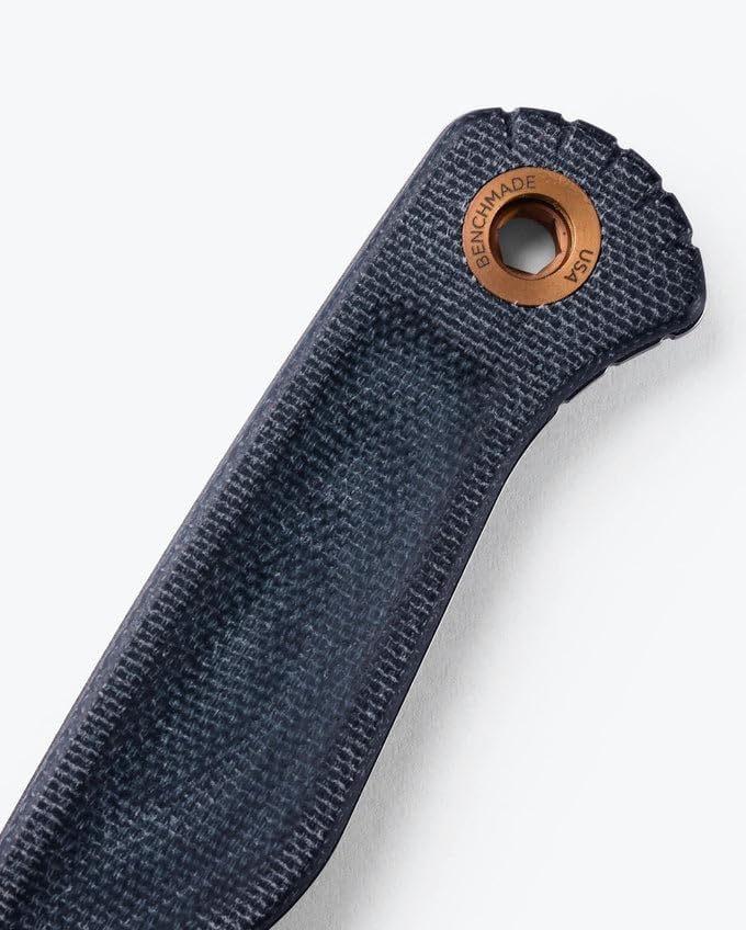 Benchmade - Dacian Fixed Blade Knife with Blue Denim Canvas Micarta (203-04)
