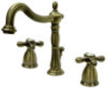 Kingston Brass KB1973AX 8 in. Widespread Bathroom Faucet, Antique Brass