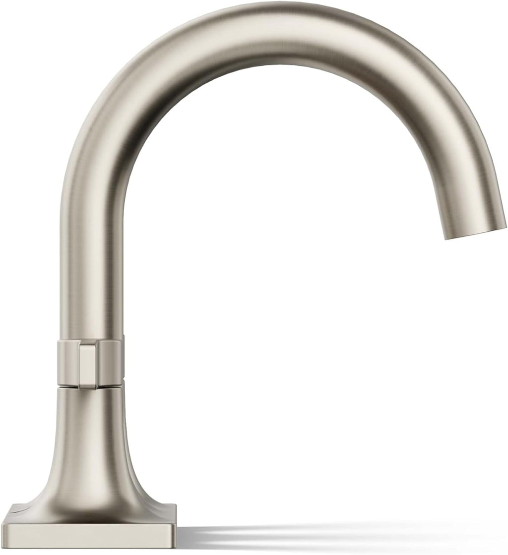KOHLER K-28124-4N-BN Venza® Centerset Bathroom Faucet, 3-Hole, Bathroom Sink Faucet, 0.5 GPM, Vibrant Brushed Nickel