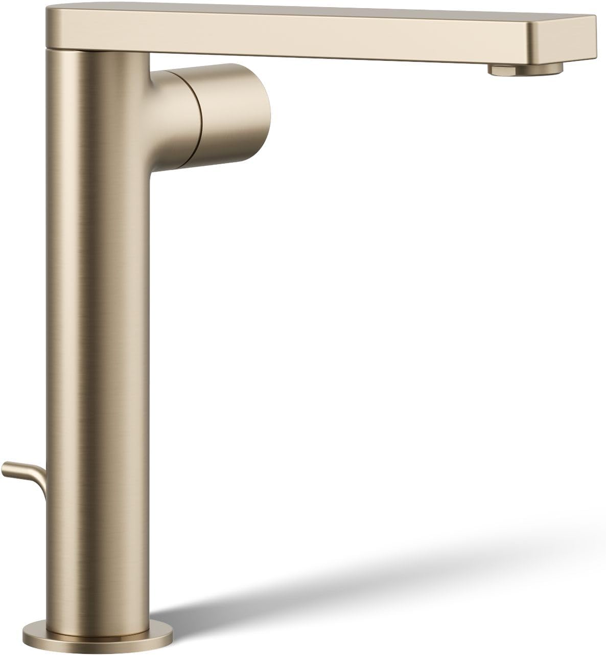 Kohler 73159-7-BV Composed® Tall Single-Handle Bathroom Sink Faucet with Cylindrical Handle, 1.2 gpm, Vibrant Brushed Bronze