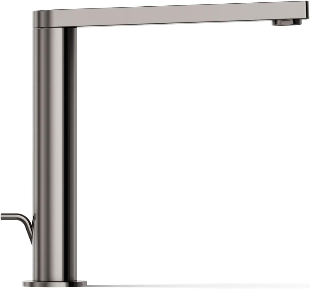 Kohler 73159-7-TT Composed® Tall Single-Handle Bathroom Sink Faucet with Cylindrical Handle, 1.2 gpm, Vibrant Titanium