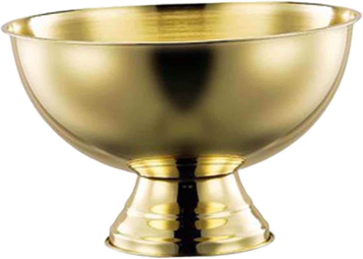 Ice Bucket for Party Beer Bucket Champagne Ice Bucket Multipurpose Wine Bucket for Wedding KTV Restaurant Barbecue Parties, Gold