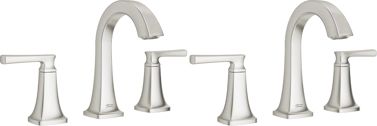 American Standard 7426801.295 Belmeade Two-Handle 8-Inch Widespread Bathroom Faucet, 1.2 GPM, Brushed Nickel (Pack of 2)