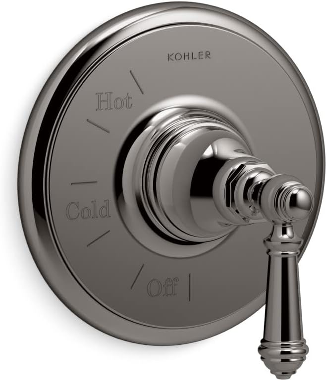 KOHLER TS72767-4-TT Artifacts Rite-Temp Valve Trim With Lever Handle, Vibrant Titanium