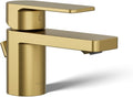 Kohler 24804-4-2MB Parallel® Low Single-Handle Bathroom Sink Faucet, 1.2 gpm, Vibrant Brushed Moderne Brass