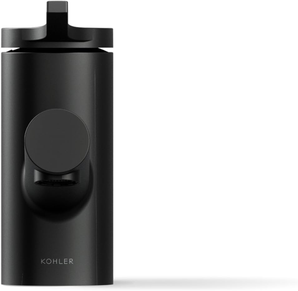 Kohler K-33590-4-BL Elate® Short Single-Handle Bathroom Sink Faucet, Bathroom Faucets, 1.2 GPM, Matte Black