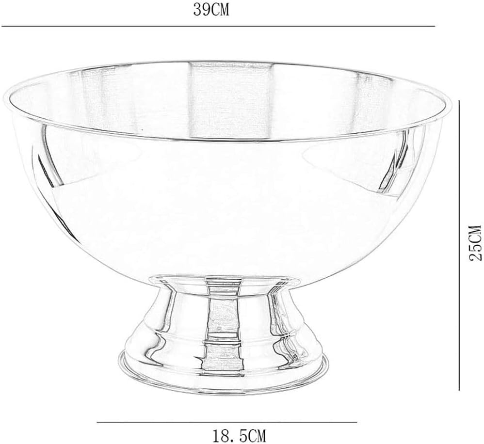 Stainless Steel Bowl | Ice Cooler Buckets | Beverage Tub | Beverage Bucket | Champagne Bowl | Wine Cooler | Party Tub 13.5L,Gold