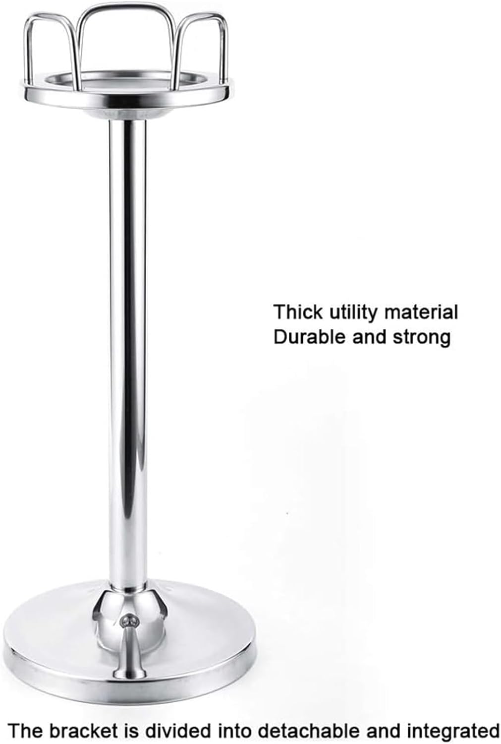 Ice Bucket with Stand， Party Drink Holder- Outdoor or Indoor Use - Free Standing Ice Bucket Kits(C)