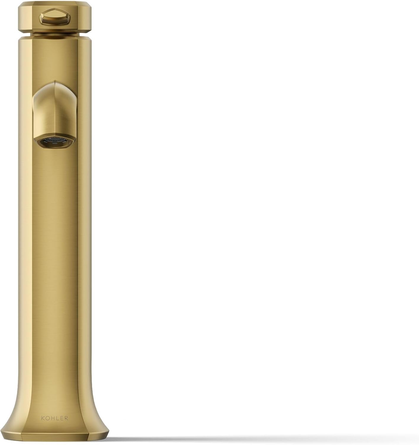 Kohler 27003-4-2MB Occasion® Tall Single-Handle Bathroom Sink Faucet, 1.2 gpm, Vibrant Brushed Moderne Brass