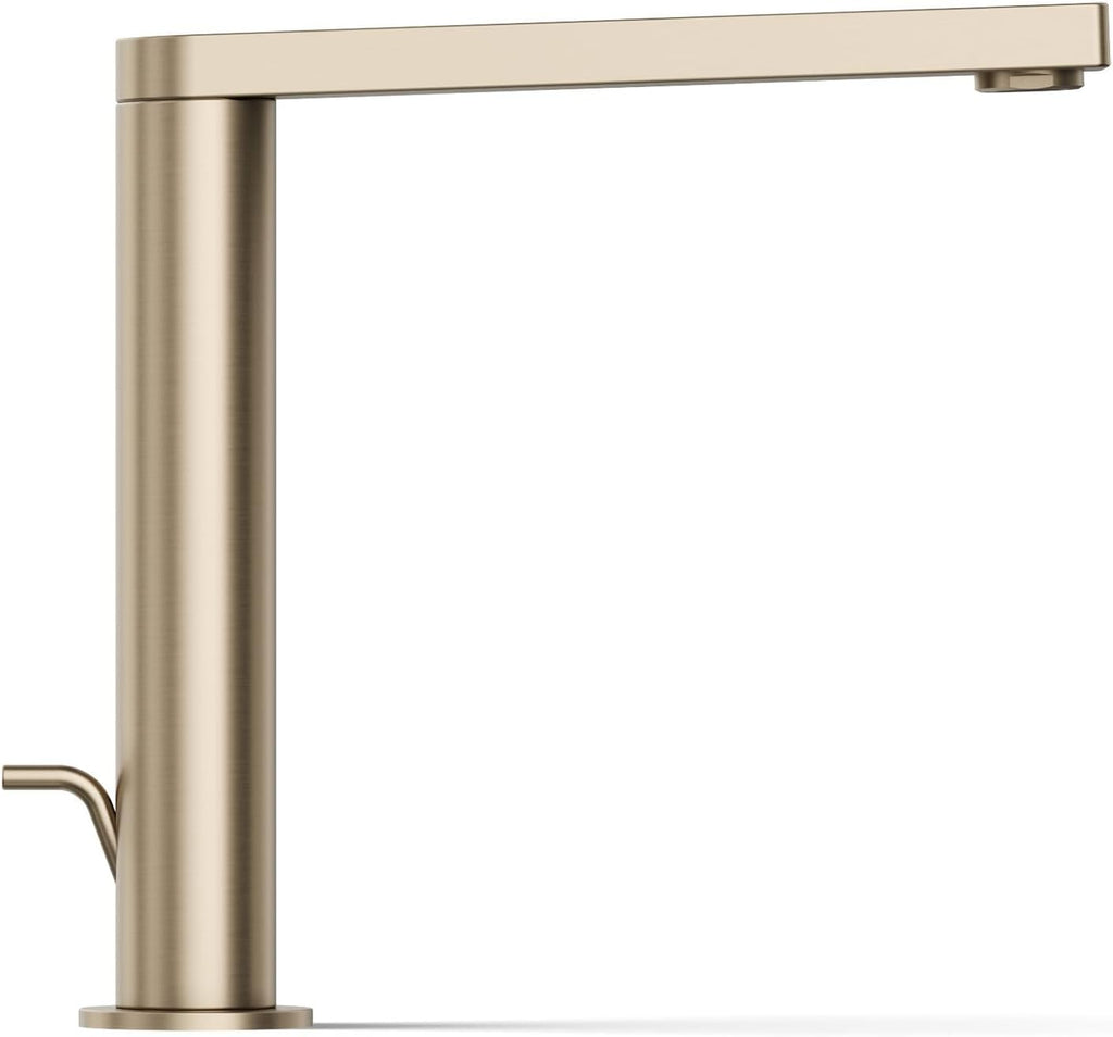 Kohler 73159-7-BV Composed® Tall Single-Handle Bathroom Sink Faucet with Cylindrical Handle, 1.2 gpm, Vibrant Brushed Bronze