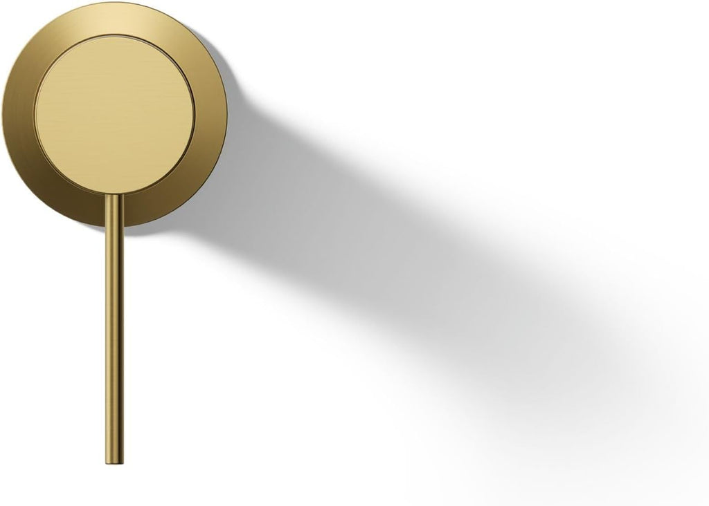 Kohler 77980-4A-2MB Components® Wall-Mount Bathroom Sink Faucet Handle, Vibrant Brushed Moderne Brass