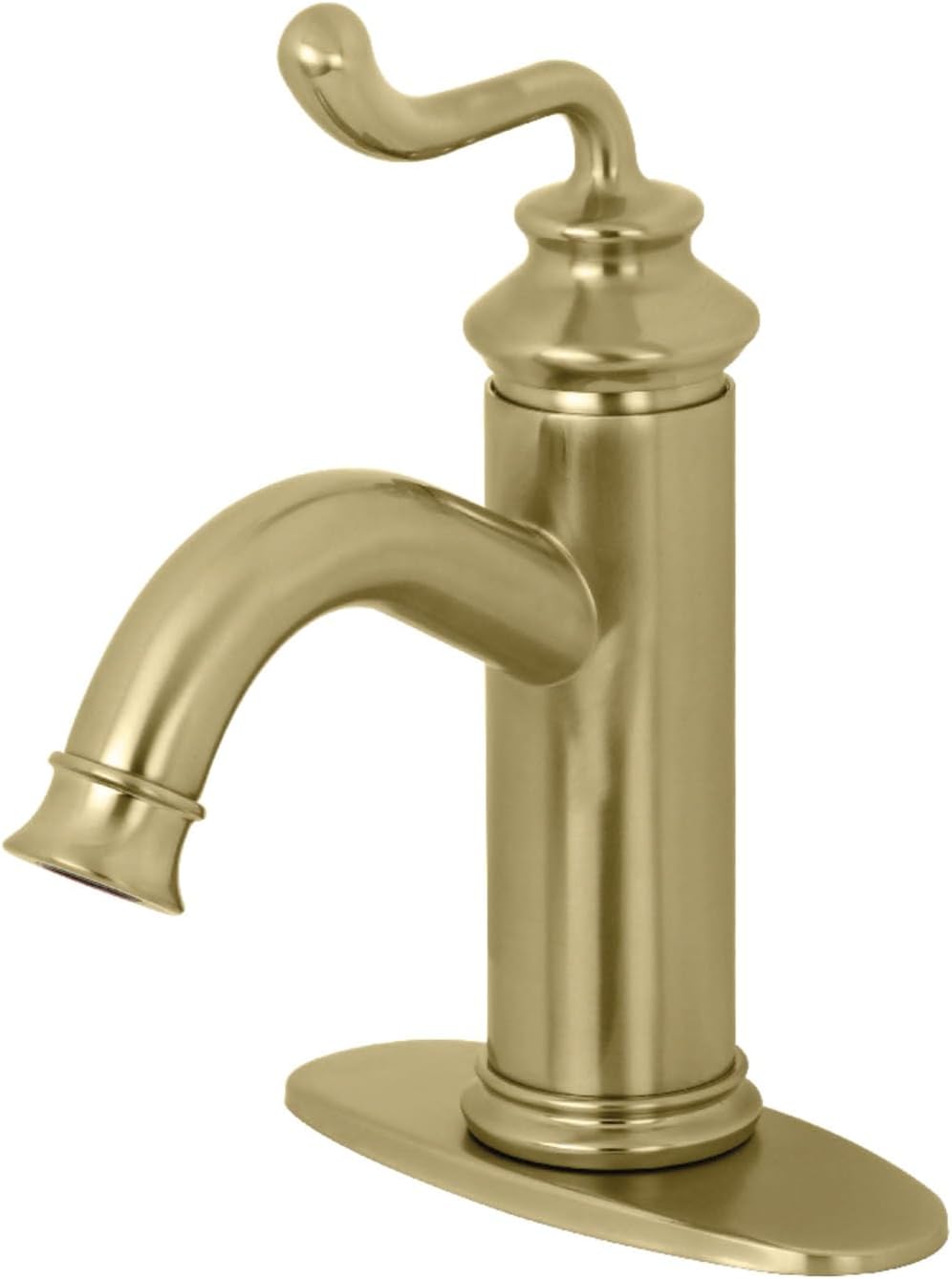 Kingston Brass LS5413RL Royale Bathroom Faucet, Brushed Brass 5.88 x 5.06 x 9