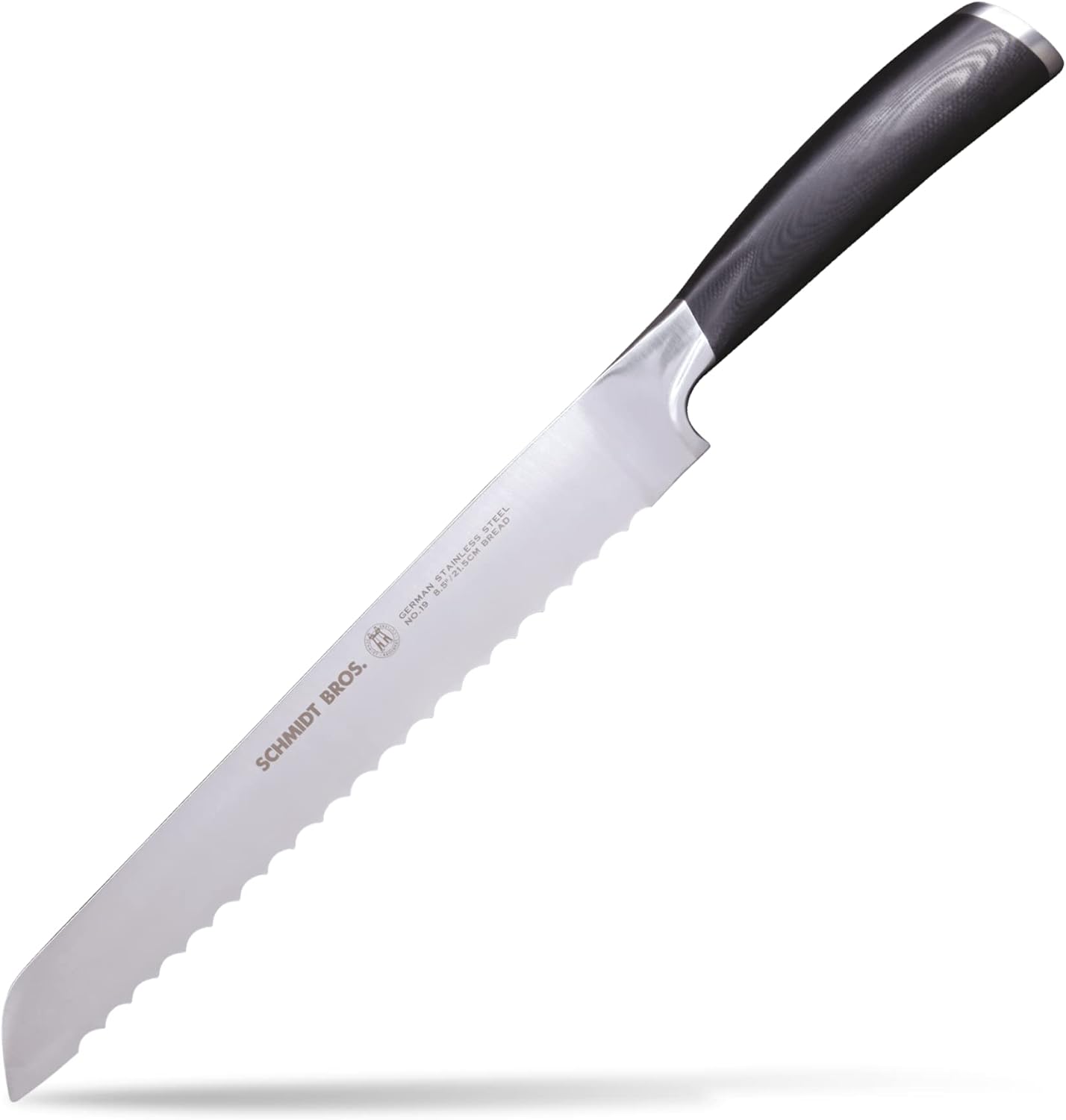 Schmidt Brothers - Heritage, 8.5' Bread Knife, High-Carbon German Stainless Steel Kitchen Cutlery
