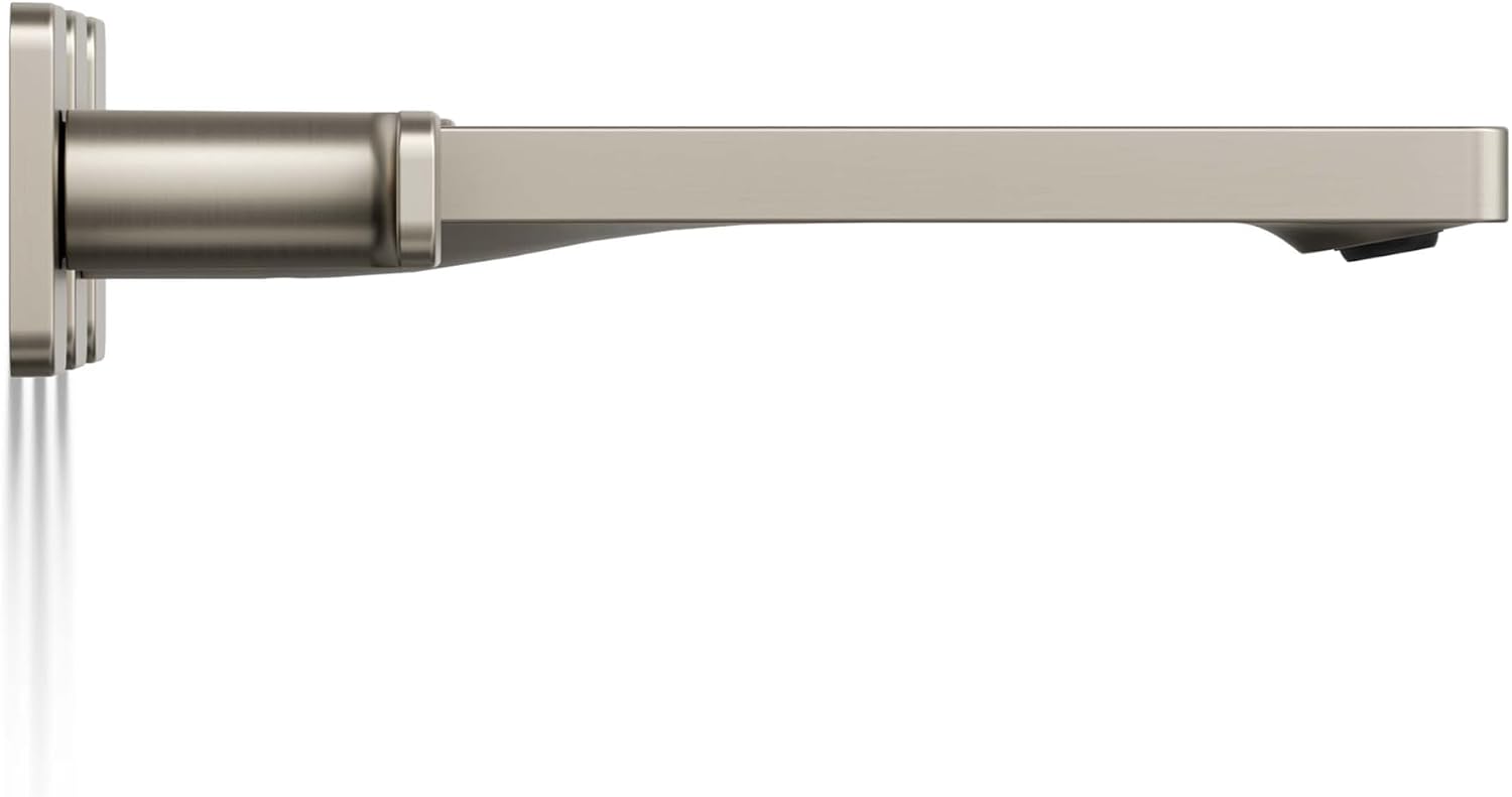 KOHLER T27120-4-BN Parallel® Wall-mount bathroom sink faucet trim, Vibrant Brushed Nickel