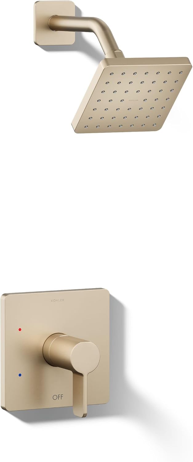 KOHLER K-TS23503-4G-BV PARALLEL® SHWR TRIM, 1.75 GPM SHOWERHEAD, Vibrant Brushed Bronze