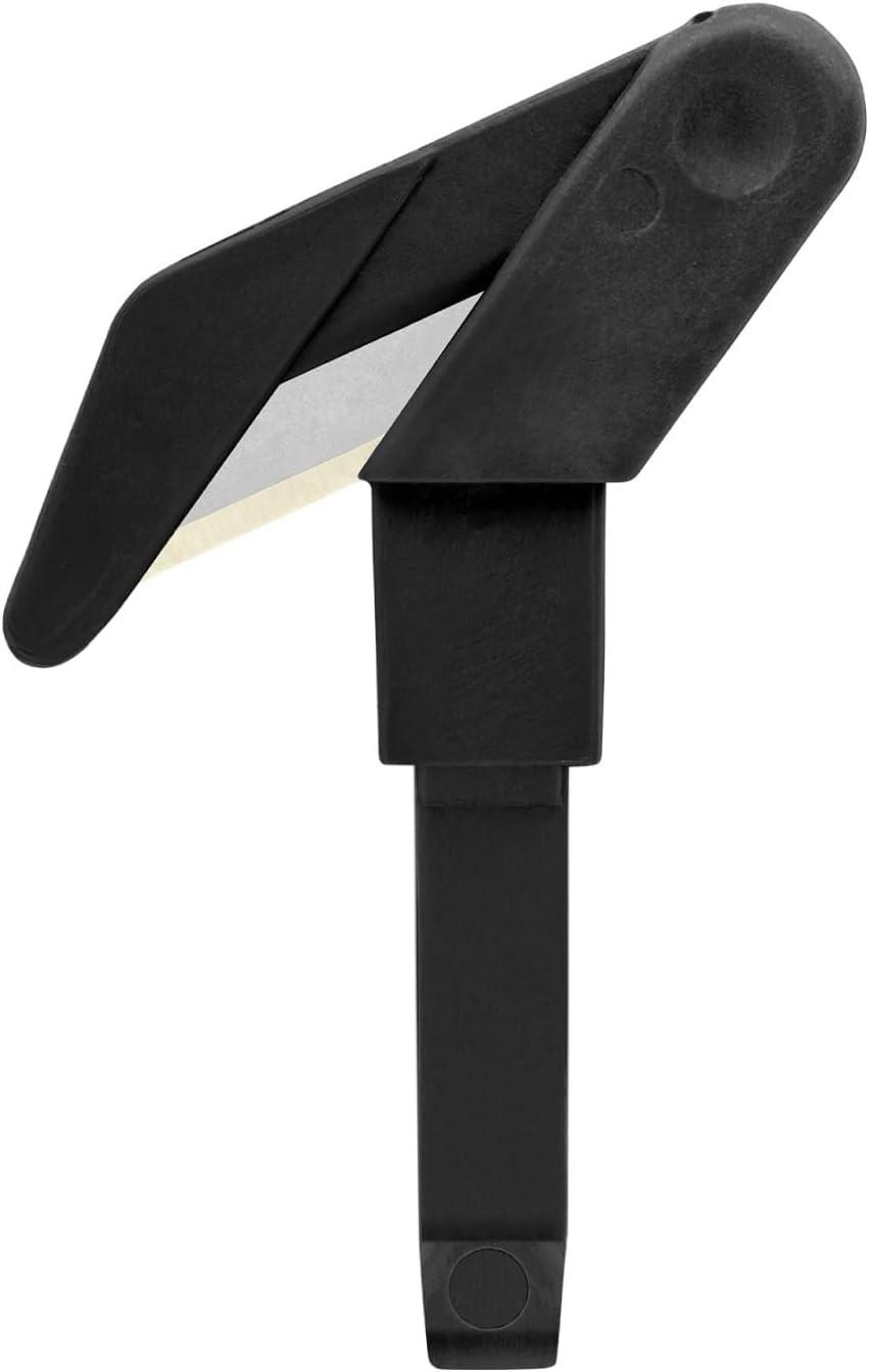 Klever Replacement Head Wide Cut, Carbon Steel Blade, Single-Opening Blade Head, Interchangeable, snap-in blade heads for use with the Klever XChange lines of safety cutters, 100/pk (KCJ-XH-30)