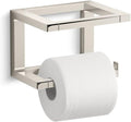 Kohler 31750-SN Draft Pivoting Toilet Paper Holder, Vibrant Polished Nickel