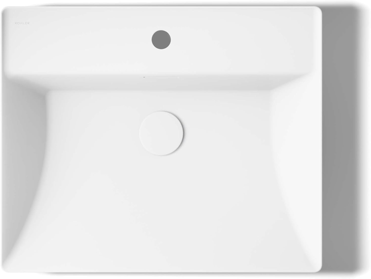KOHLER Brazn Rectangle Vessel Bathroom Sink