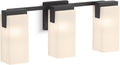 Kohler 3-Light Sconce - Matte Black Honesty Collection