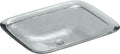 KOHLER K-2773-B11 Inia, ARTIST EDITIONS Rectangle Glass Wading Pool Bathroom Sink, Ice