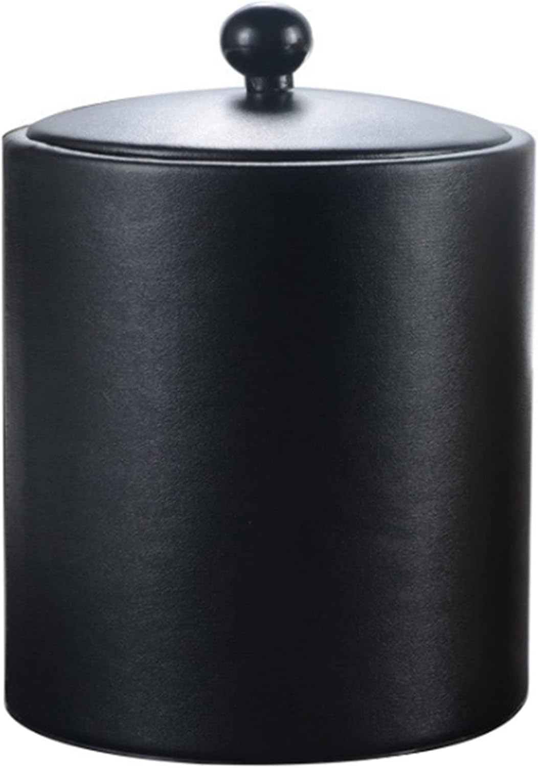ice Bucket Modern 1.3L Ice Bucket Bar Wine Wine Beer Ice Bucket Party Home Beverage Bucket Cooler with Lid Bar Tool Champagne Bucket (Black)