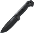 KA-BAR BK22 Becker Campanion Fixed Blade Knife 5.25' Drop Point 1095 Cro-Van Black Blade Ultramid Handle Black