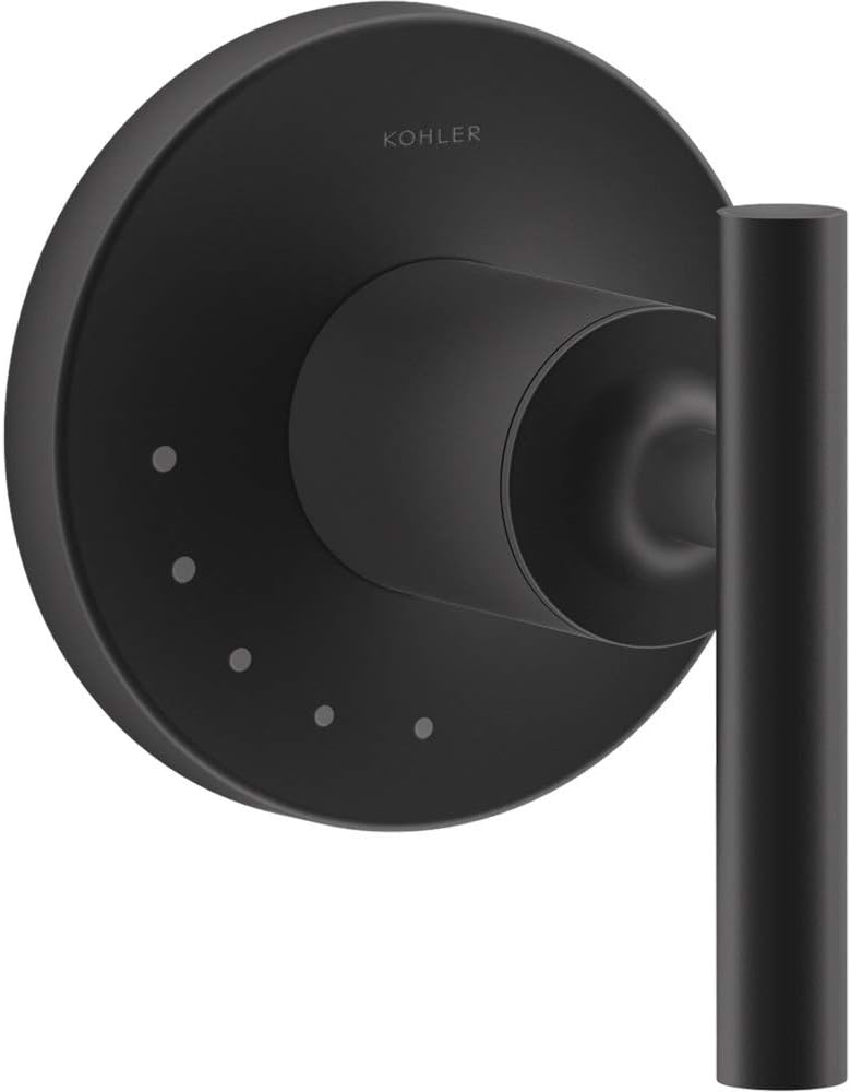 KOHLER T14490-4-BL Purist Valve Trim, Matte Black