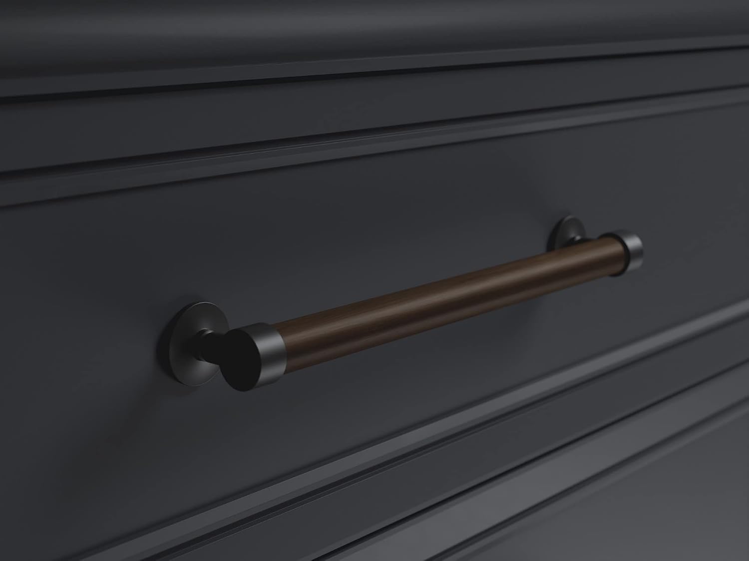 Kohler 33561-BL Artifacts Drawer Pull, MatteBlack