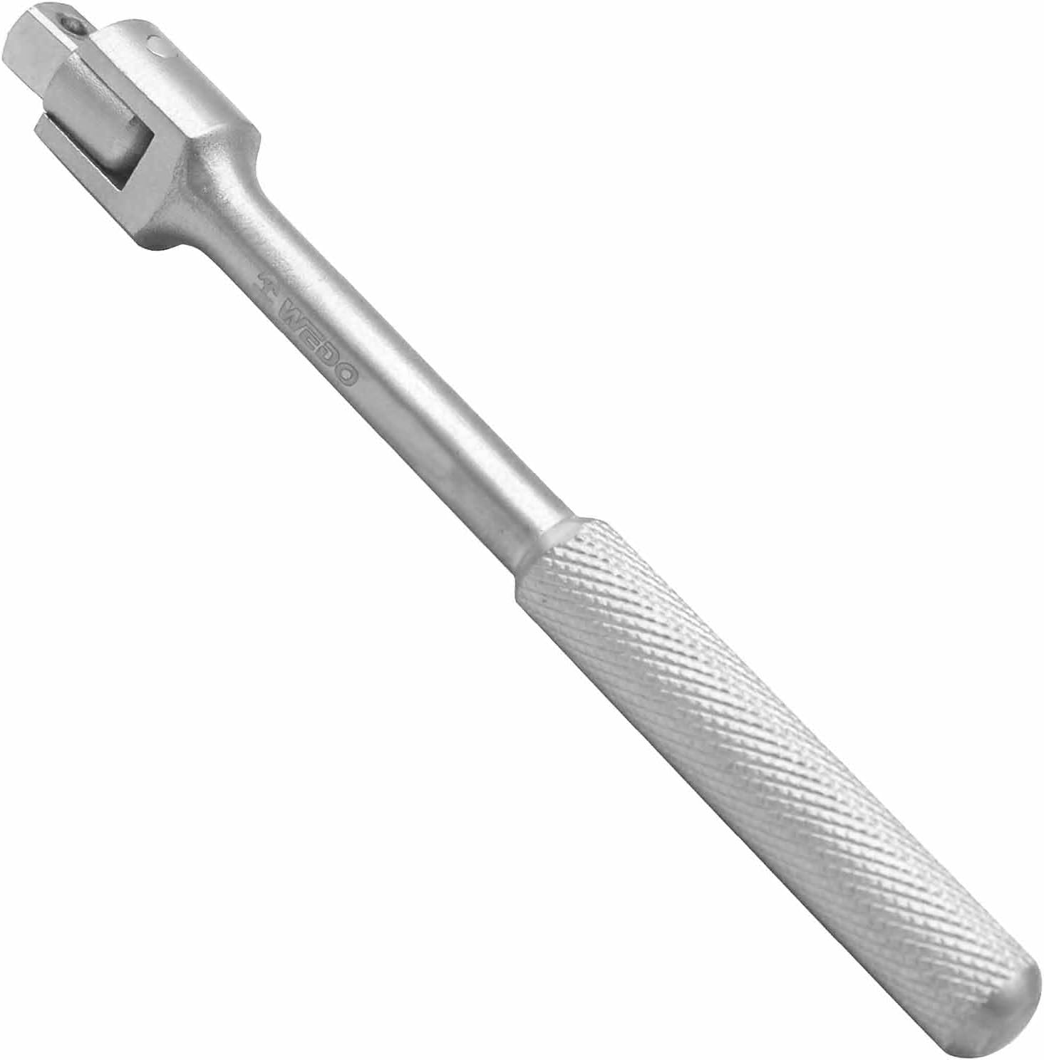 WEDO 3/8' Drive Titanium Square Flexible Handle Socket Wrench, Extension Breaker Bar, Breaker Bar, Length 190mm,Engraved Non-slip Handle, Driver Head Conversion is Convenient for Multi-angle Use