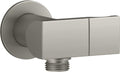 Kohler K-98354-BN Exhale Wall-Mount Supply Elbow with Check Valve & Handshower Bracket, Vibrant Brushed Nickel