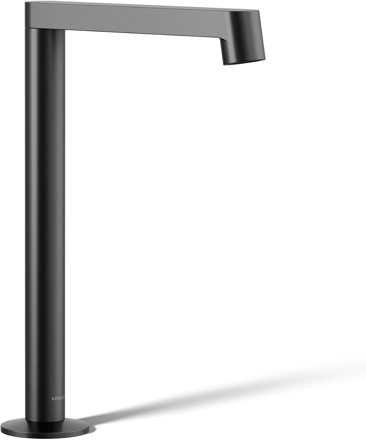 KOHLER K-23887-BL Components® Bathroom Sink Faucet Spout, Row Design, 1.2 GPM, Premium Durable Metal, Corrosion Resistant, Matte Black