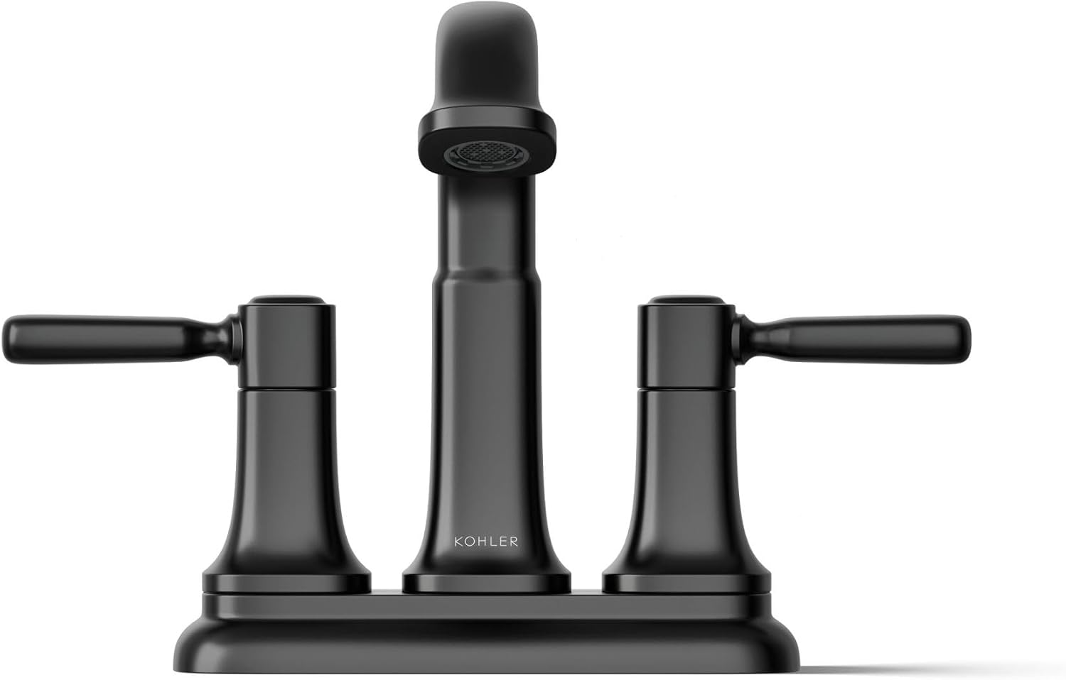 Kohler R33043-4D-BL Ealing® Centerset Bathroom Sink Faucet, 1.2 gpm, Matte Black