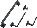 Bathroom Hardware Set Robe Hook/Toilet Paper Holder/Towel Bar Bathroom Accessories Stainless Steel Hardware(Brushed Nickel 40)