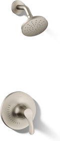 Kohler TS27392-4G-BN SIMPLICE Rite-Temp Pressure-Balancing 1.75 GPM Shower Faucet Trim Set, Vibrant Brushed Nickel