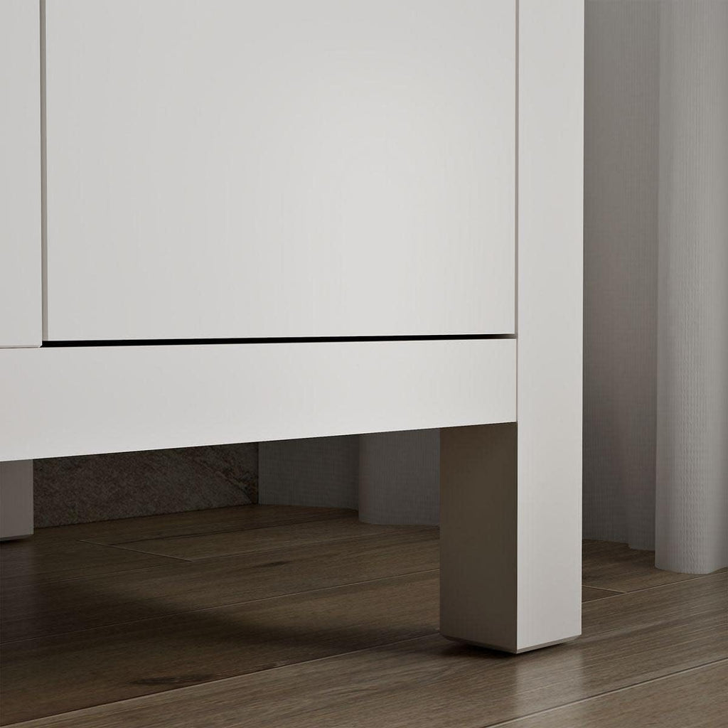 Kohler Kresla 48 Inch Bathroom Vanity Cabinet with White Single Sink and Quartz Top, Modern Bathroom Storage, White
