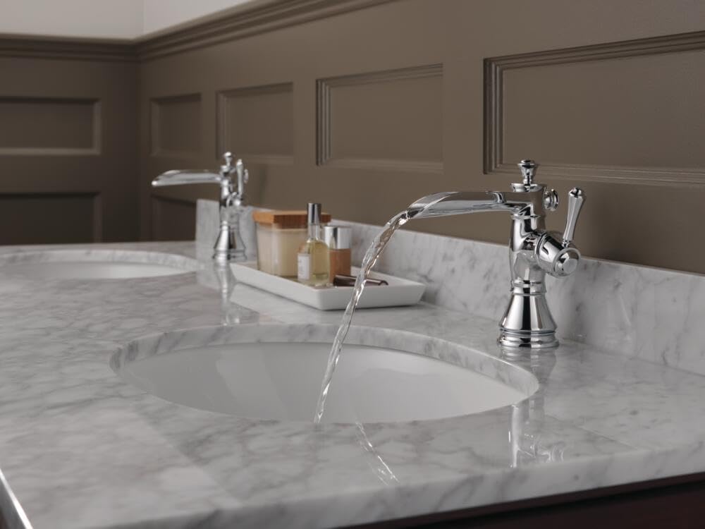 Cassidy Single Handle Centerset Bathroom Faucet with Channel Spout with Metal Pop-Up Drain Finish: Chrome