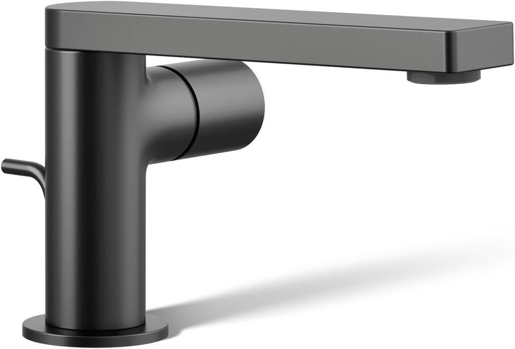 Kohler 73050-7-BL Composed® Single-Handle Bathroom Sink Faucet with Cylindrical Handle, 1.2 gpm, Matte Black