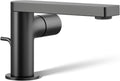 Kohler 73050-7-BL Composed® Single-Handle Bathroom Sink Faucet with Cylindrical Handle, 1.2 gpm, Matte Black
