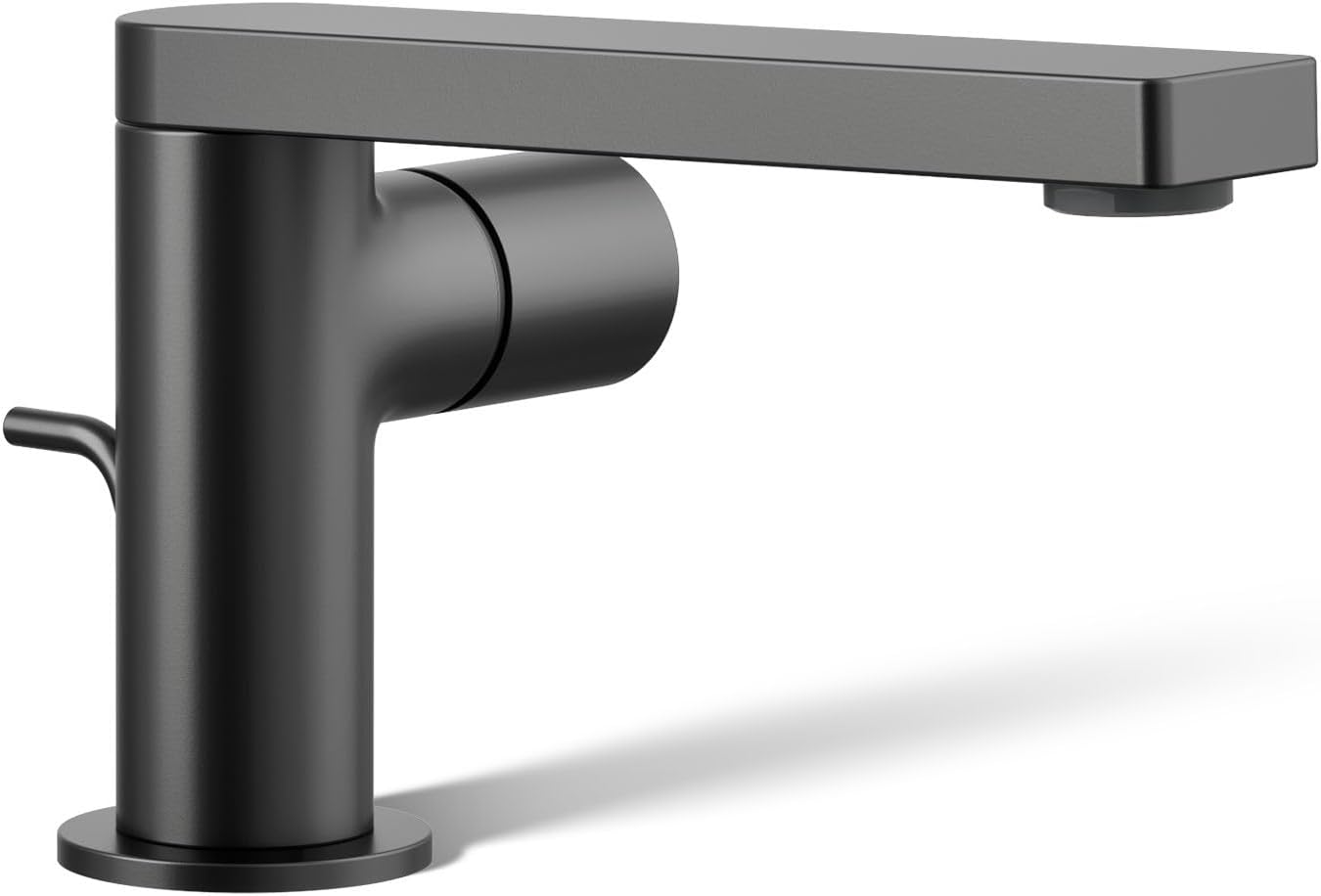Kohler 73050-7-BL Composed® Single-Handle Bathroom Sink Faucet with Cylindrical Handle, 1.2 gpm, Matte Black