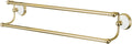 Kingston Brass BA1113PB Victorian Dual Towel-Bar, 24-Inch, Polished Brass