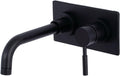 Kingston Brass KS8110DL Single-Handle Wall Mount Bathroom Faucet, Matte Black