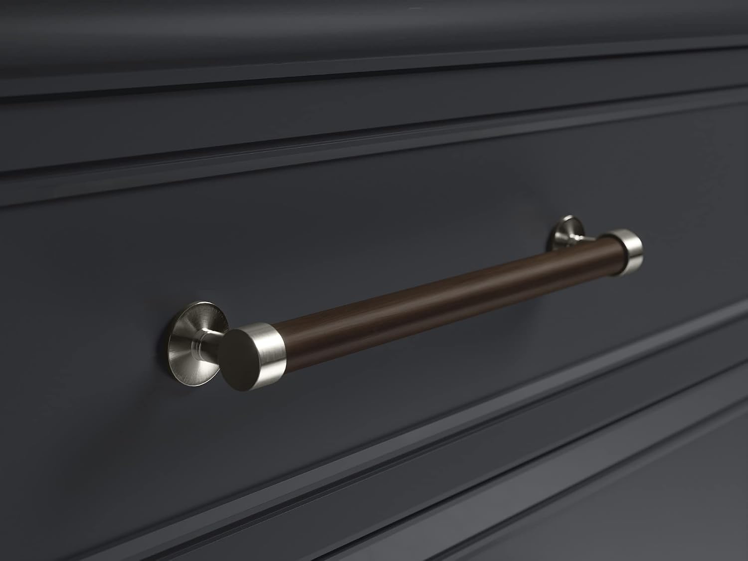 Kohler Artifacts Drawer Pull, Vibrant Brushed Nickel