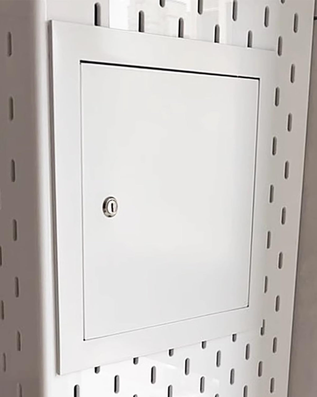 Shower Valve Access Panel with Lock & Door - Decorative Electrical Box Cover, 32.4'x32.4' - Easy Installation for Utility Inspection in Bathroom