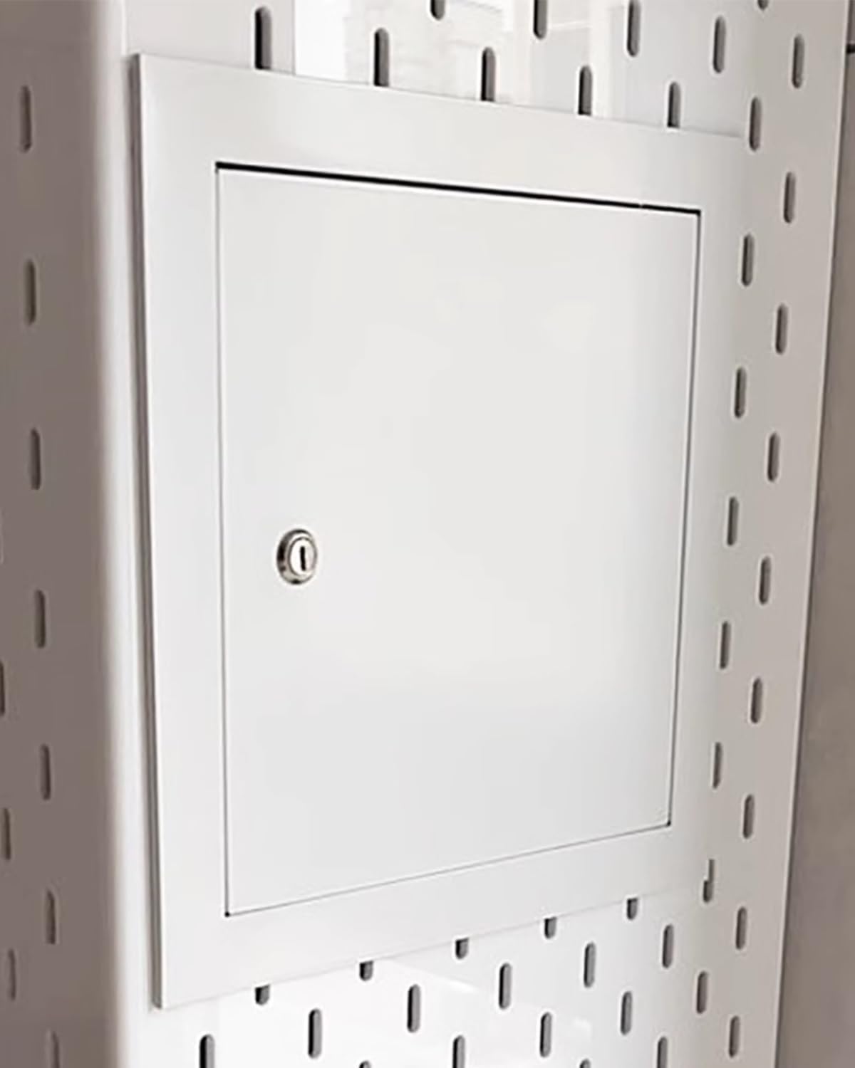 Shower Valve Access Panel with Lock & Door - Decorative Electrical Box Cover, 32.4'x32.4' - Easy Installation for Utility Inspection in Bathroom