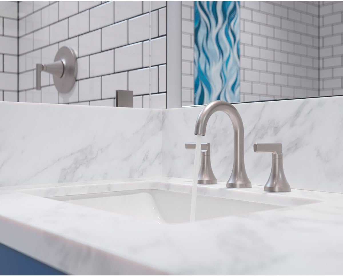 Pfister Vedra 2-Handle 8' Widespread Bathroom Faucet in Matte Black