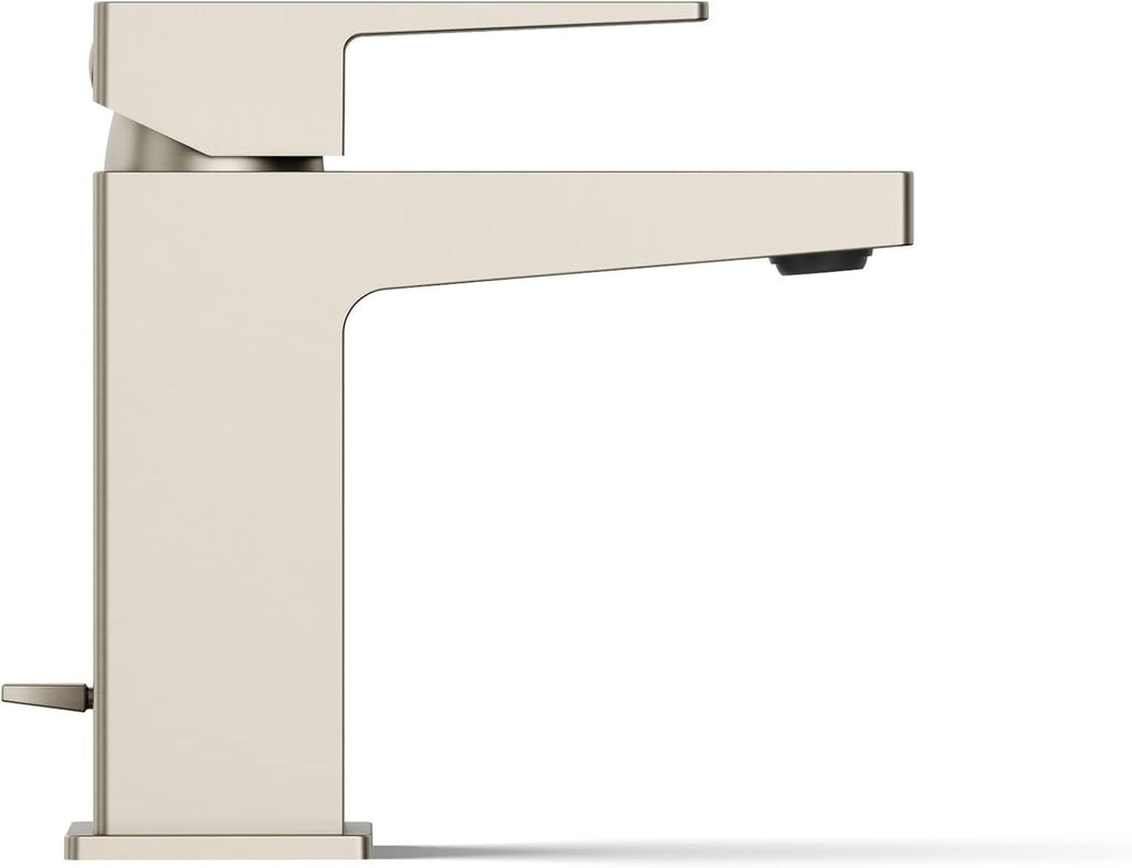 KOHLER K-37889-4-BN Honesty® Single-Handle Bathroom Sink Faucet, Bathroom Faucets, 1.2 GPM, Vibrant Brushed Nickel