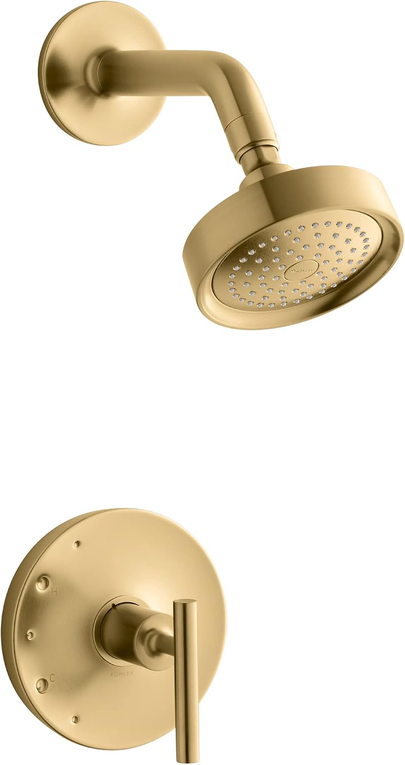 Purist Rite-Temp Shower Trim With Lever Handle And 2.5 Gpm Showerhead