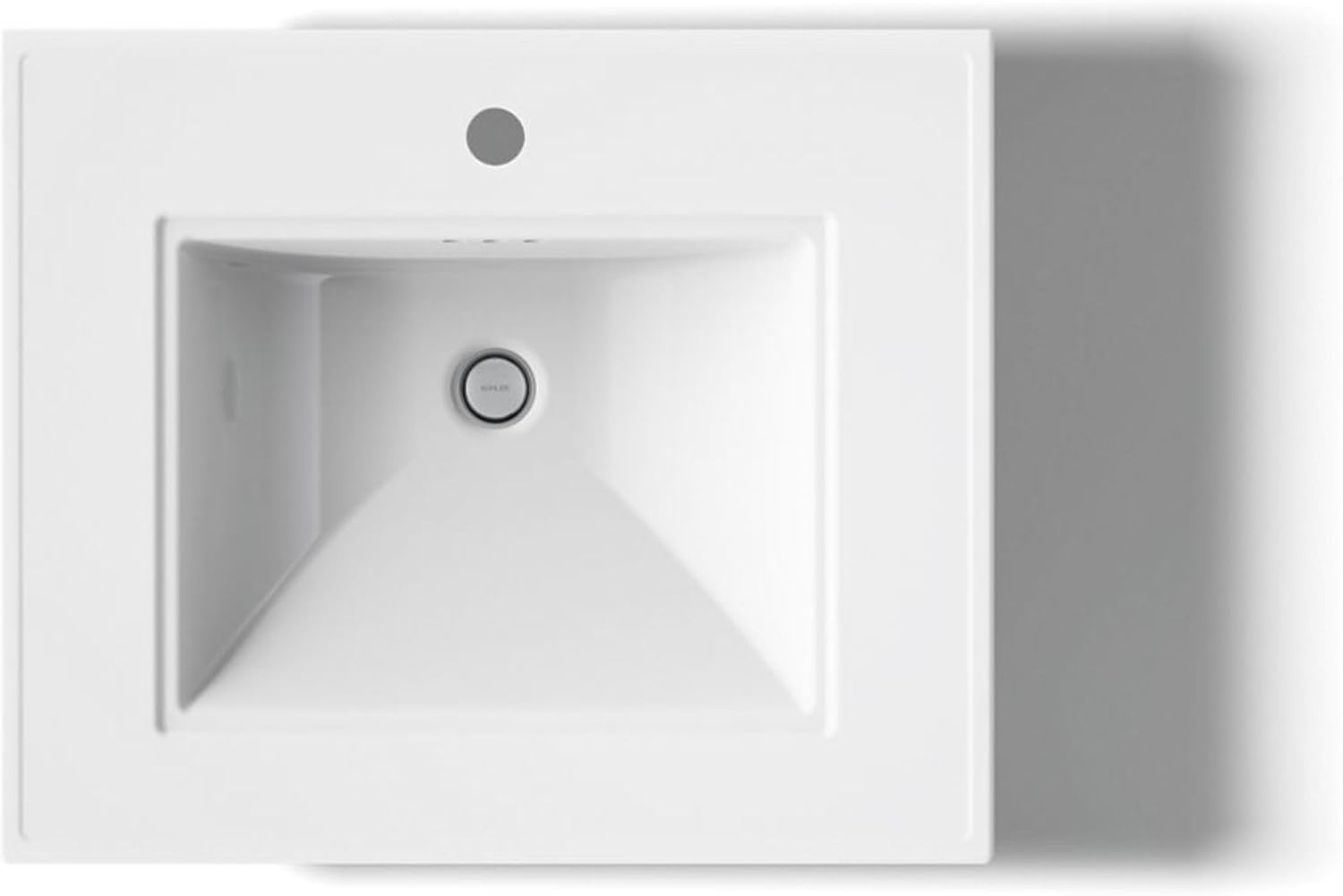 Kohler 2337-8-NY Memoirs® Stately 22-3/4' rectangular drop-in bathroom sink, Dune